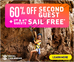 Royal Caribbean More Family, More Fun - 30% off all guests - Alaska Bonus - Special cruise offer